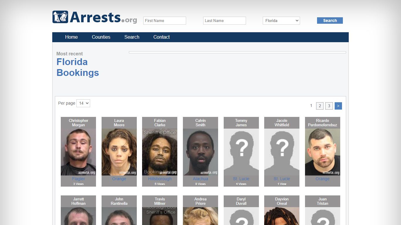 Florida Arrests and Inmate Search